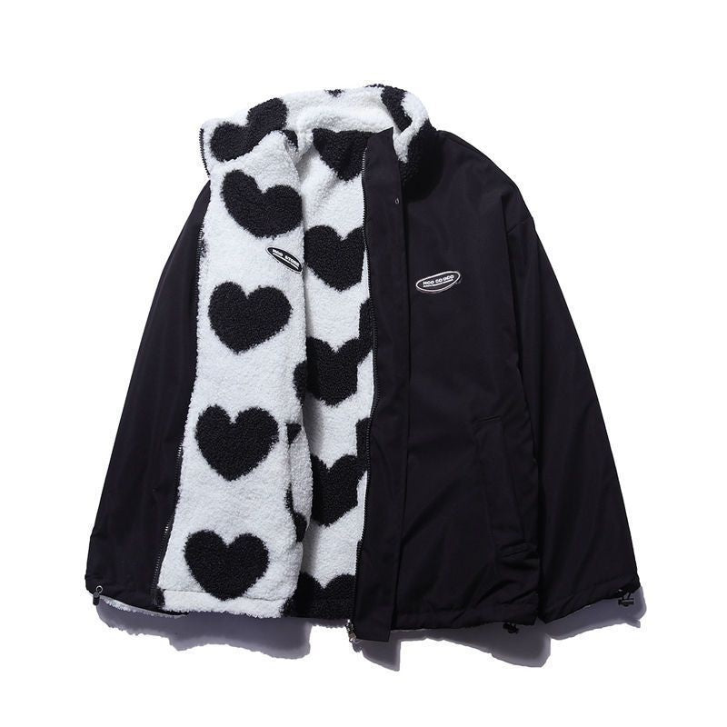 Abrigo Reversible Mujer Acolchado - Oversize Doble Cara