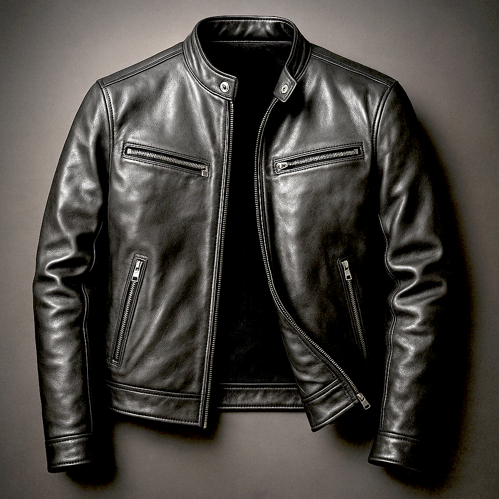 Chaqueta de Piel Hombre Premium – Cazadora Vintage de Cuero Genuino