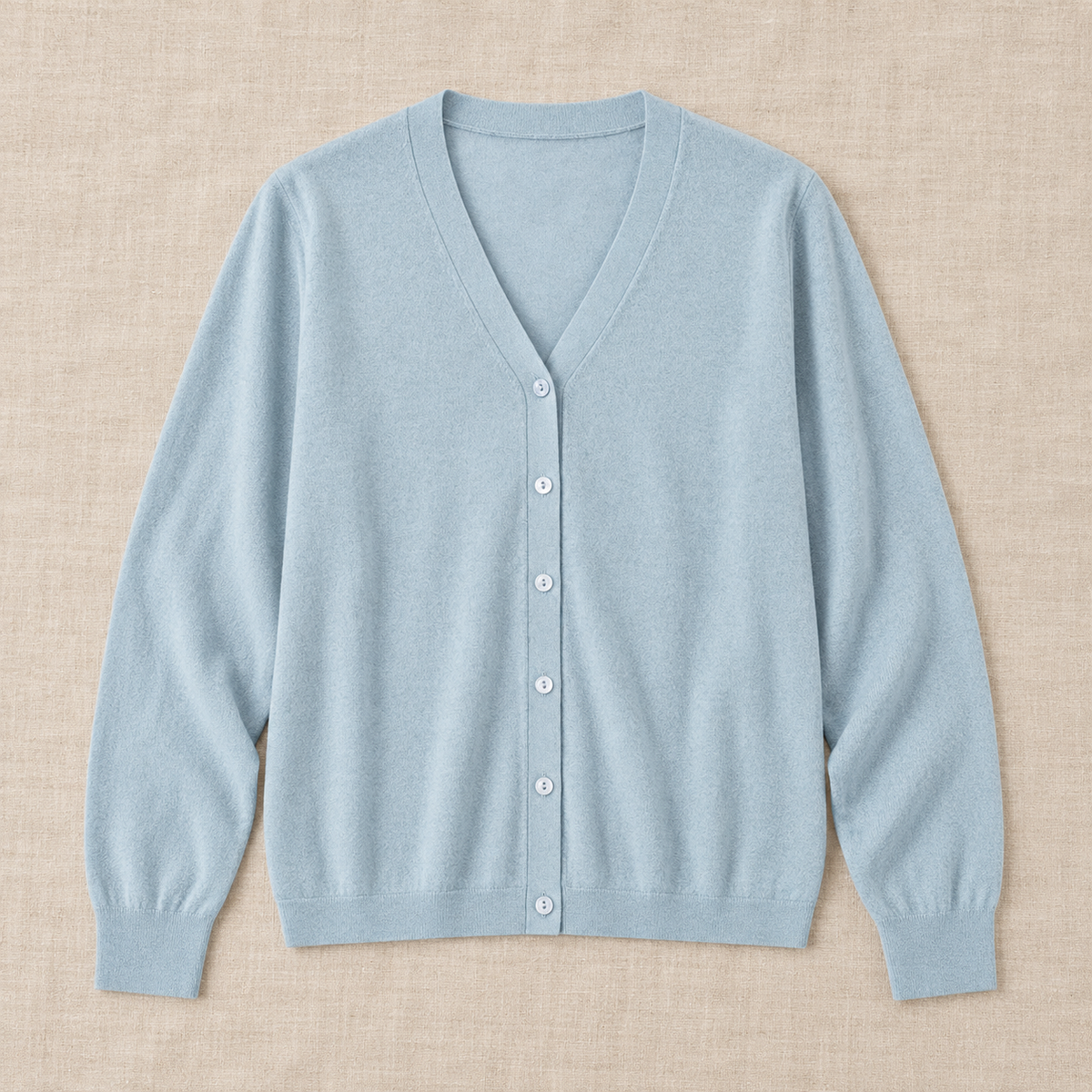 Women's Pure Wool V-Neck Cardigan Sweater