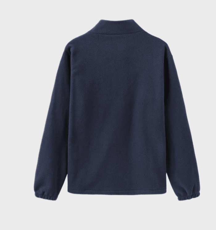 Men's Fleece-Lined Half-Zip Sweater - Quarter-Zip Pullover