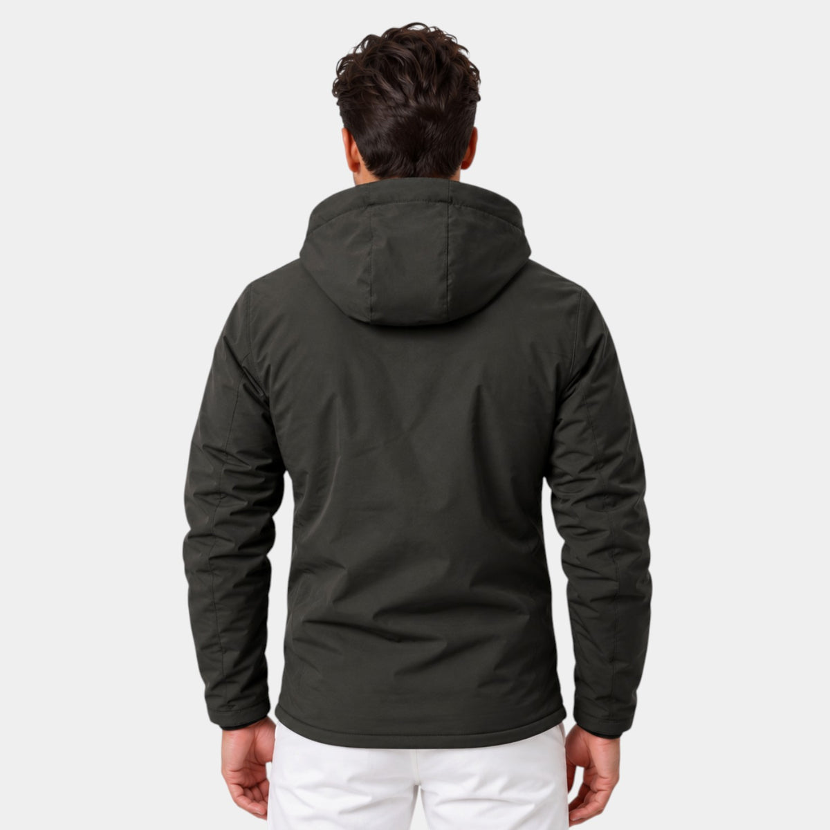 Men's Waterproof Hooded Jacket - Warm Winter Coat