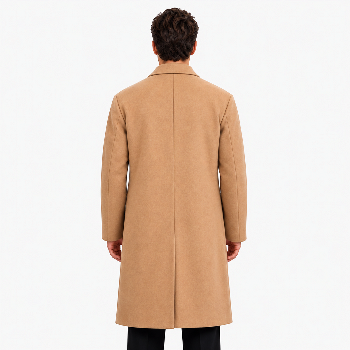 Men's Classic Long Lapel Coat