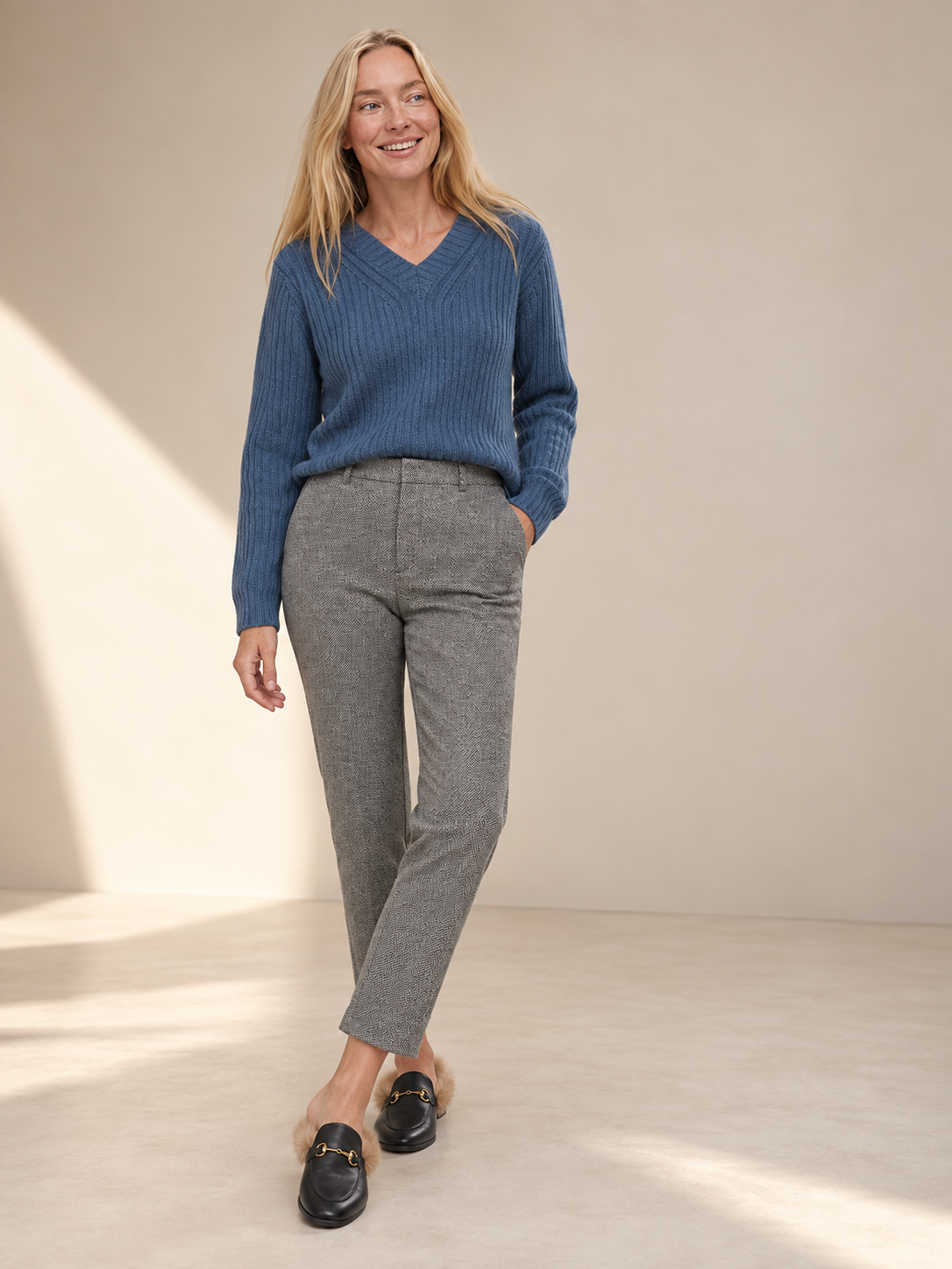 Pantalón Mujer Clásico de Lana