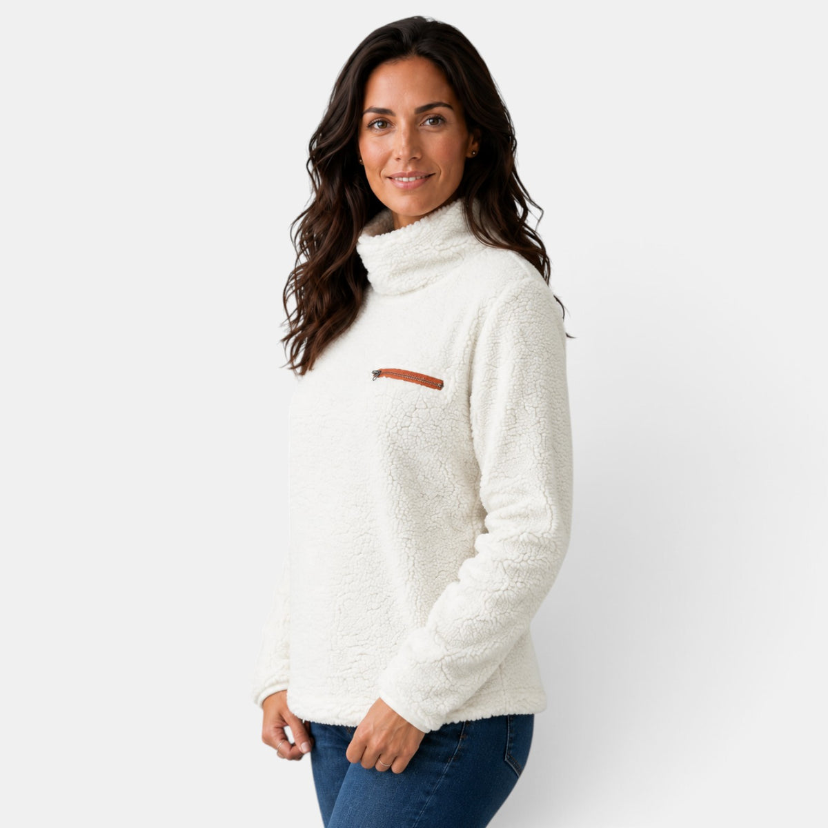 Sudadera Polar Mujer con Bolsillo - Suave y Cómoda de Invierno