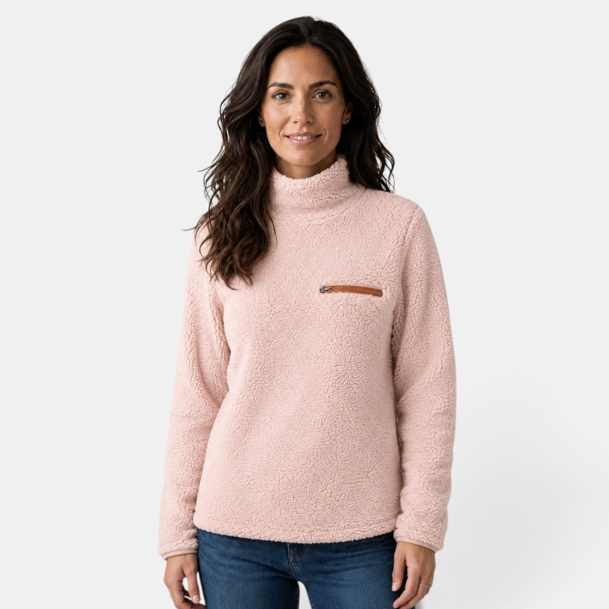 Sudadera Polar Mujer con Bolsillo - Suave y Cómoda de Invierno