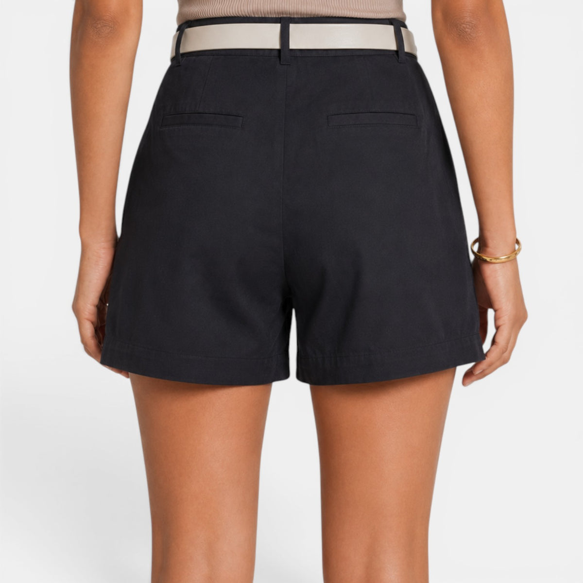 Women's High Waisted Dressy Shorts - Lightweight