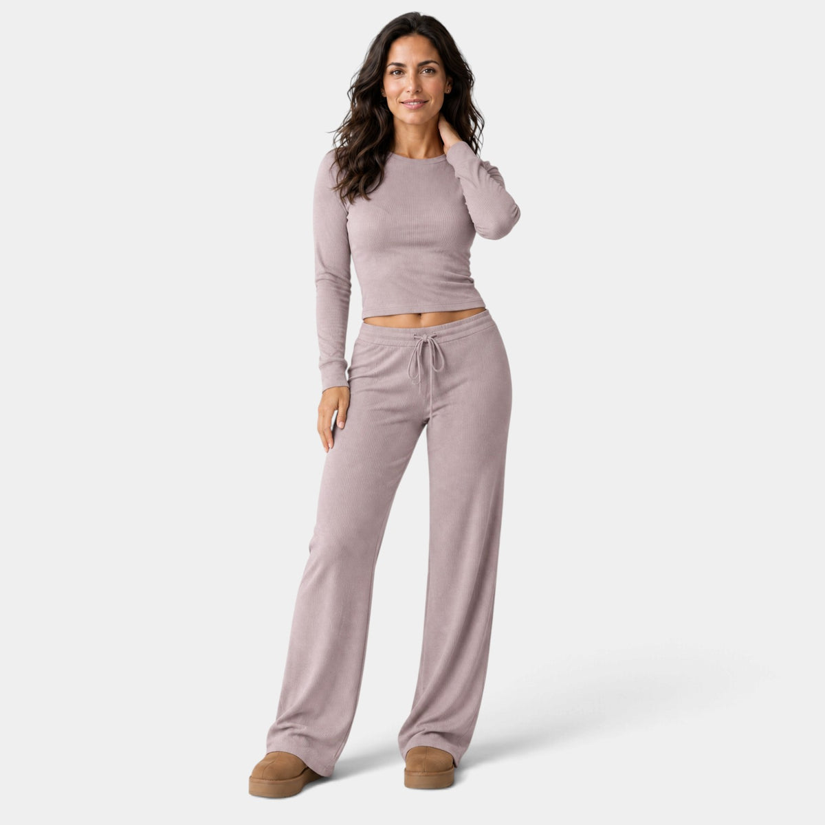 Conjunto Mujer de Punto Canalé Dos Piezas