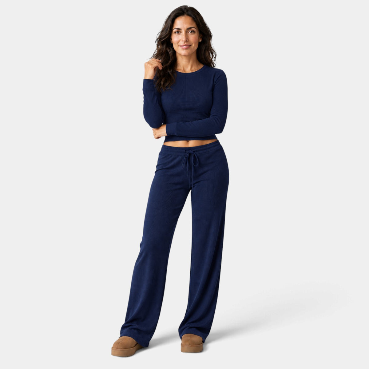 Conjunto Mujer de Punto Canalé Dos Piezas