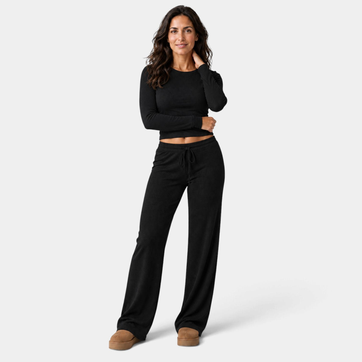 Conjunto Mujer de Punto Canalé Dos Piezas