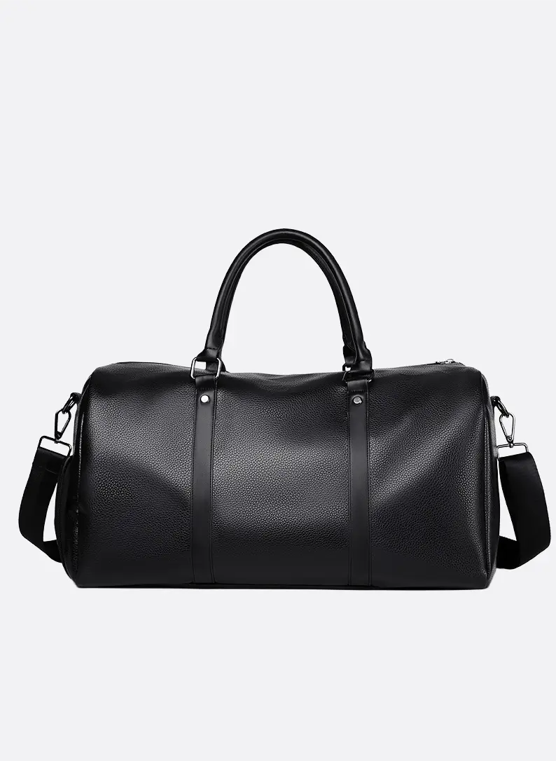 Duffle Travel Bag with Detachable Handle and Zipper