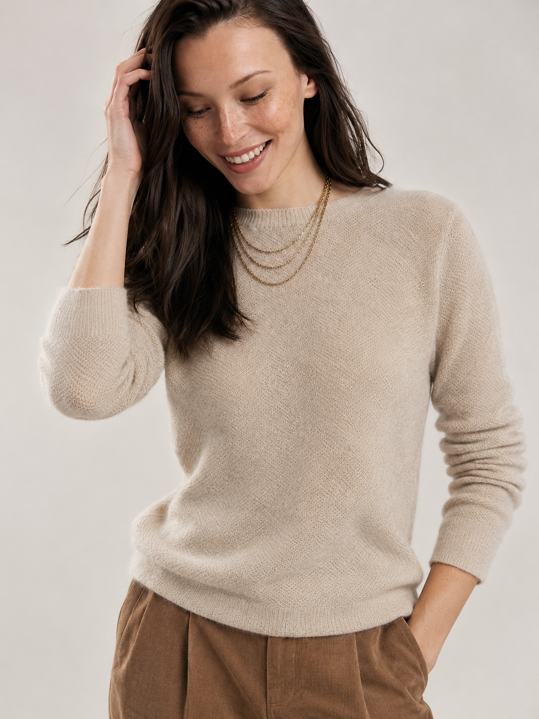 Women's Cashmere Boat Neck Sweater
