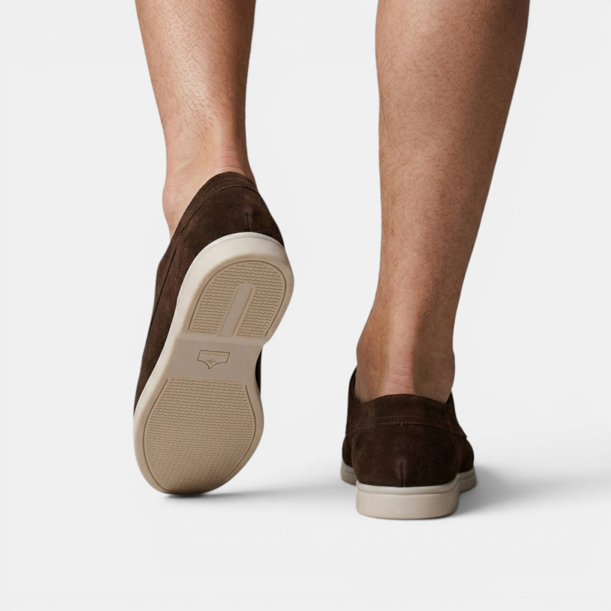 Men's Suede Boat Shoes - Flexible Sole, Moccasin Style