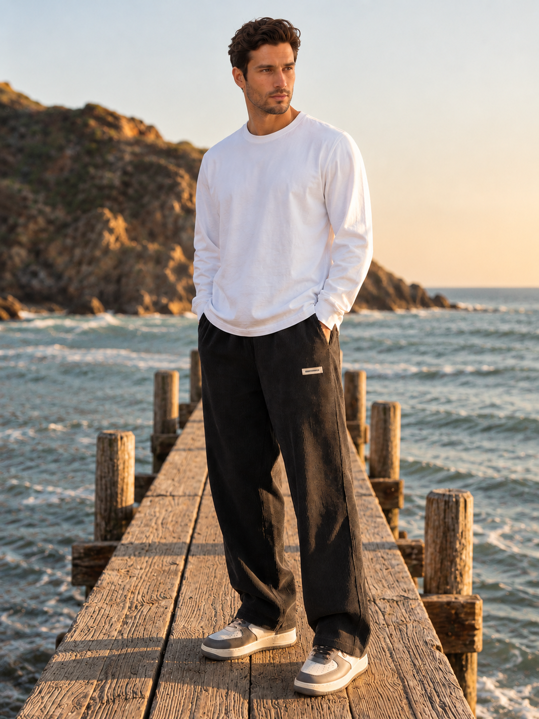 Pantalón Hombre de Pana Recto