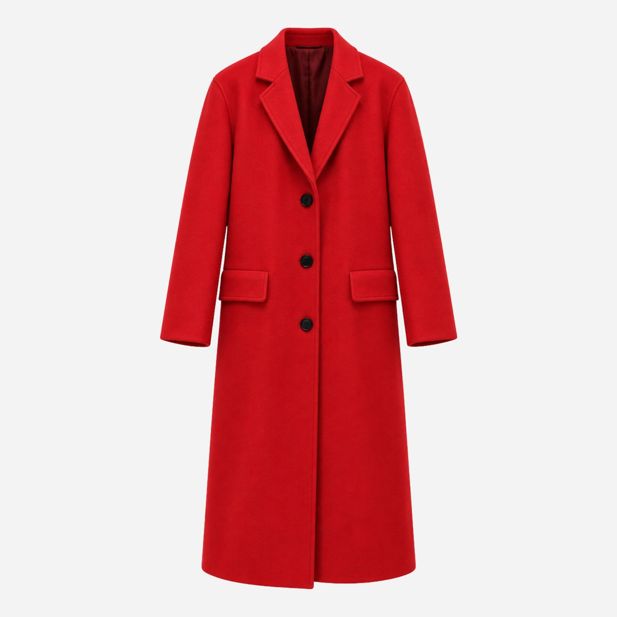 Men's Classic Long Lapel Coat