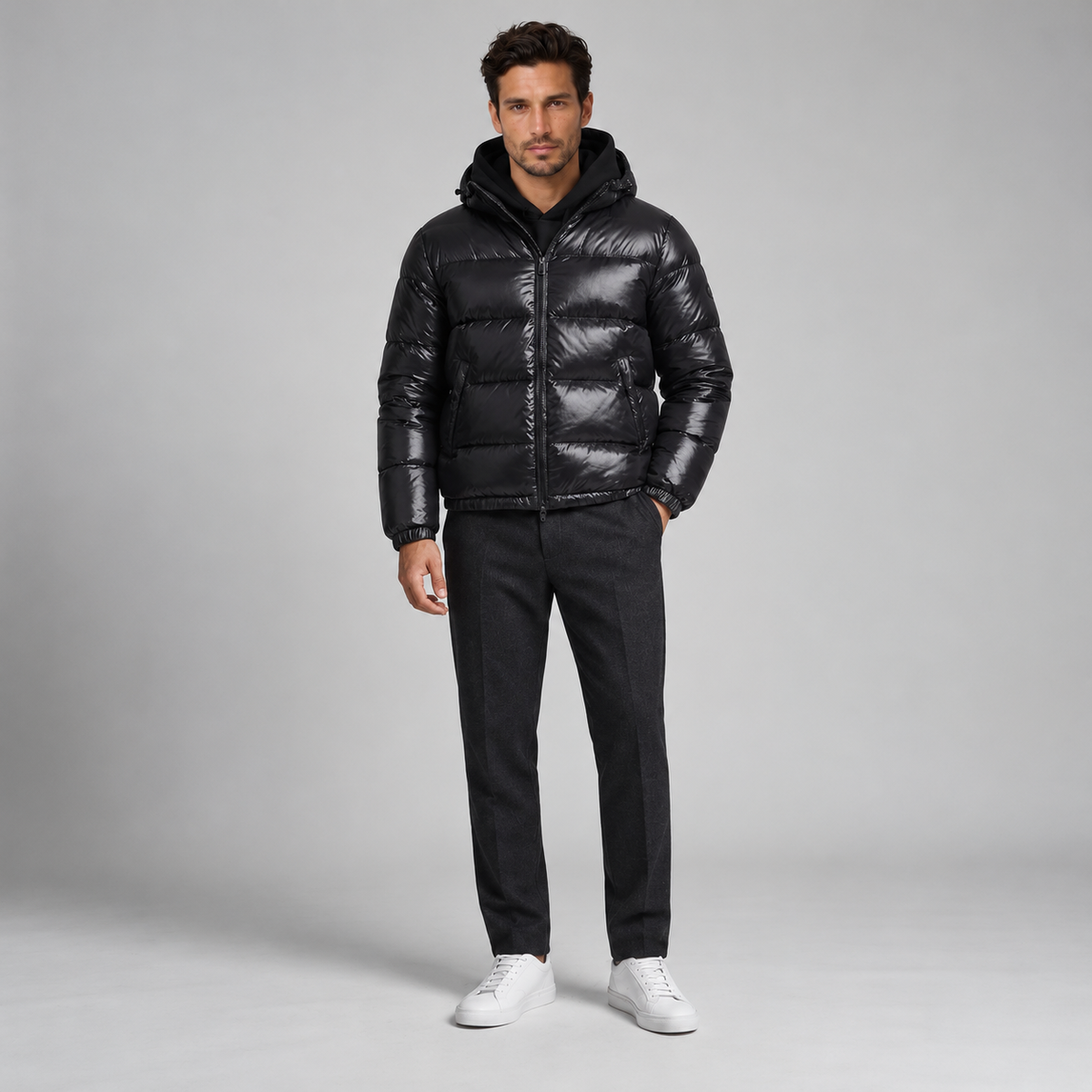 Chaqueta de Plumón Hombre Cálida para Invierno
