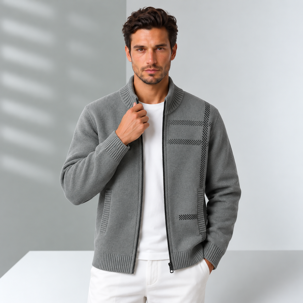 Men's Soft-Touch Casual Blazer Jacket - Business Casual Sport Coat