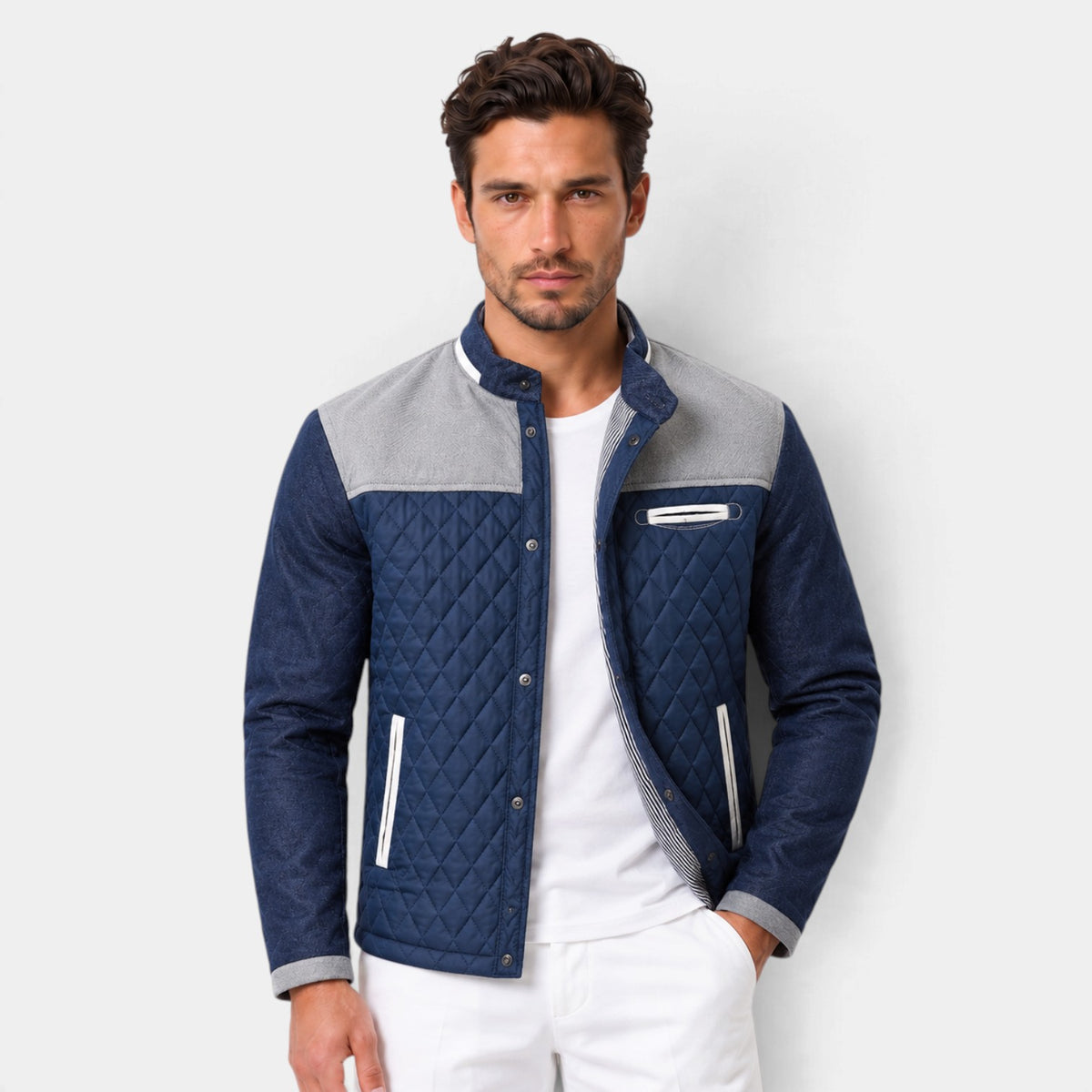 Men's Warm Winter Jacket - Heat-Tech Thermal Fabric