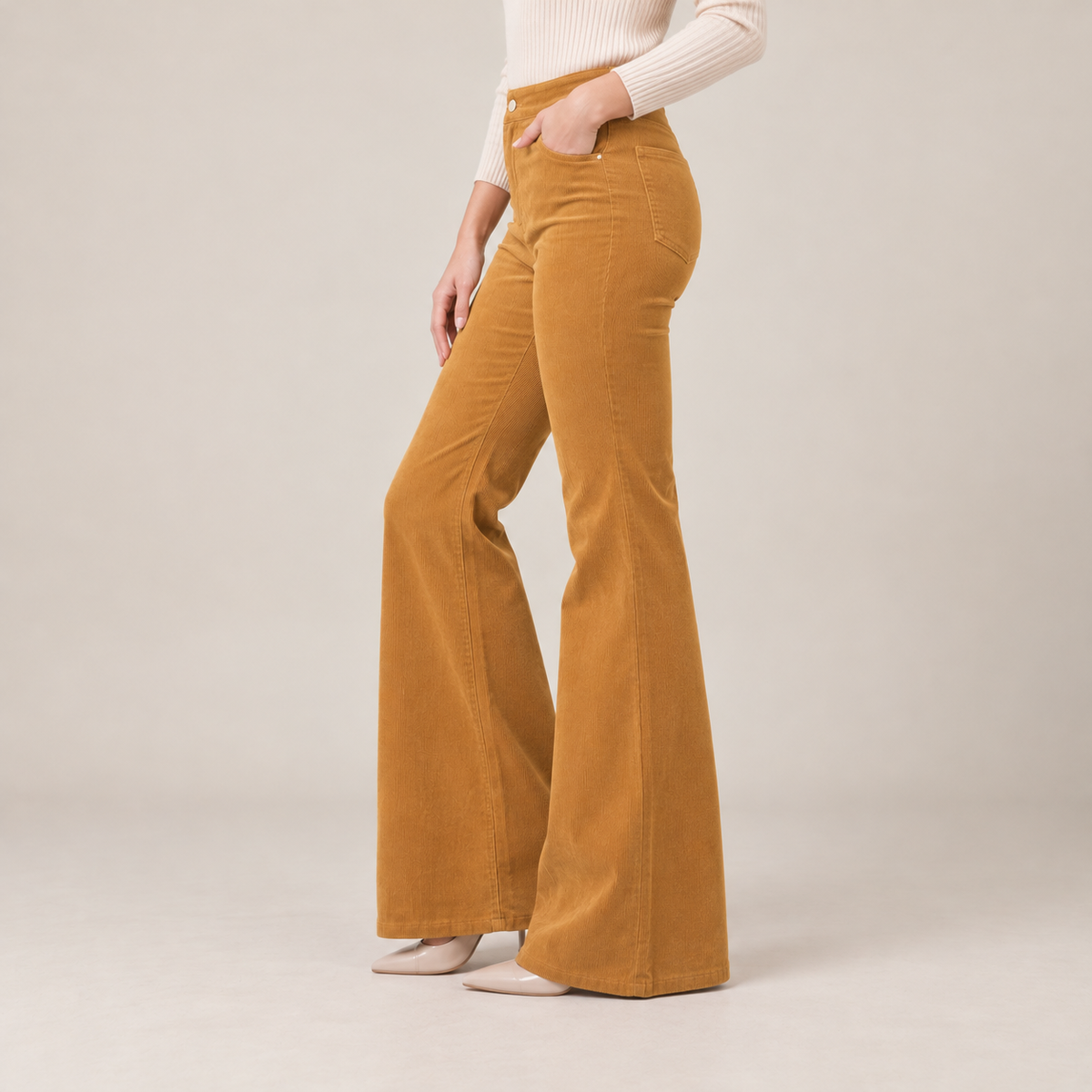 Women's High Waist Wide Leg Pants - Tailored Dress Pants