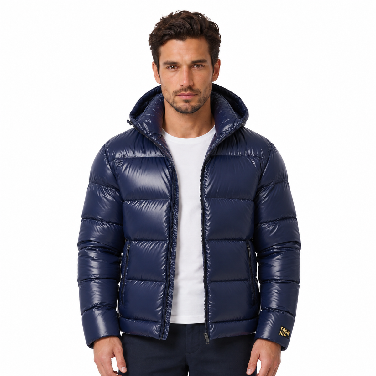 Men's Lightweight Quilted Puffer Jacket for Cold Weather