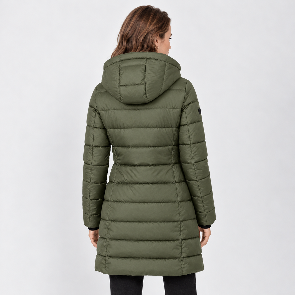 Chaqueta Acolchada con Capucha para Mujer, Abrigo de Invierno