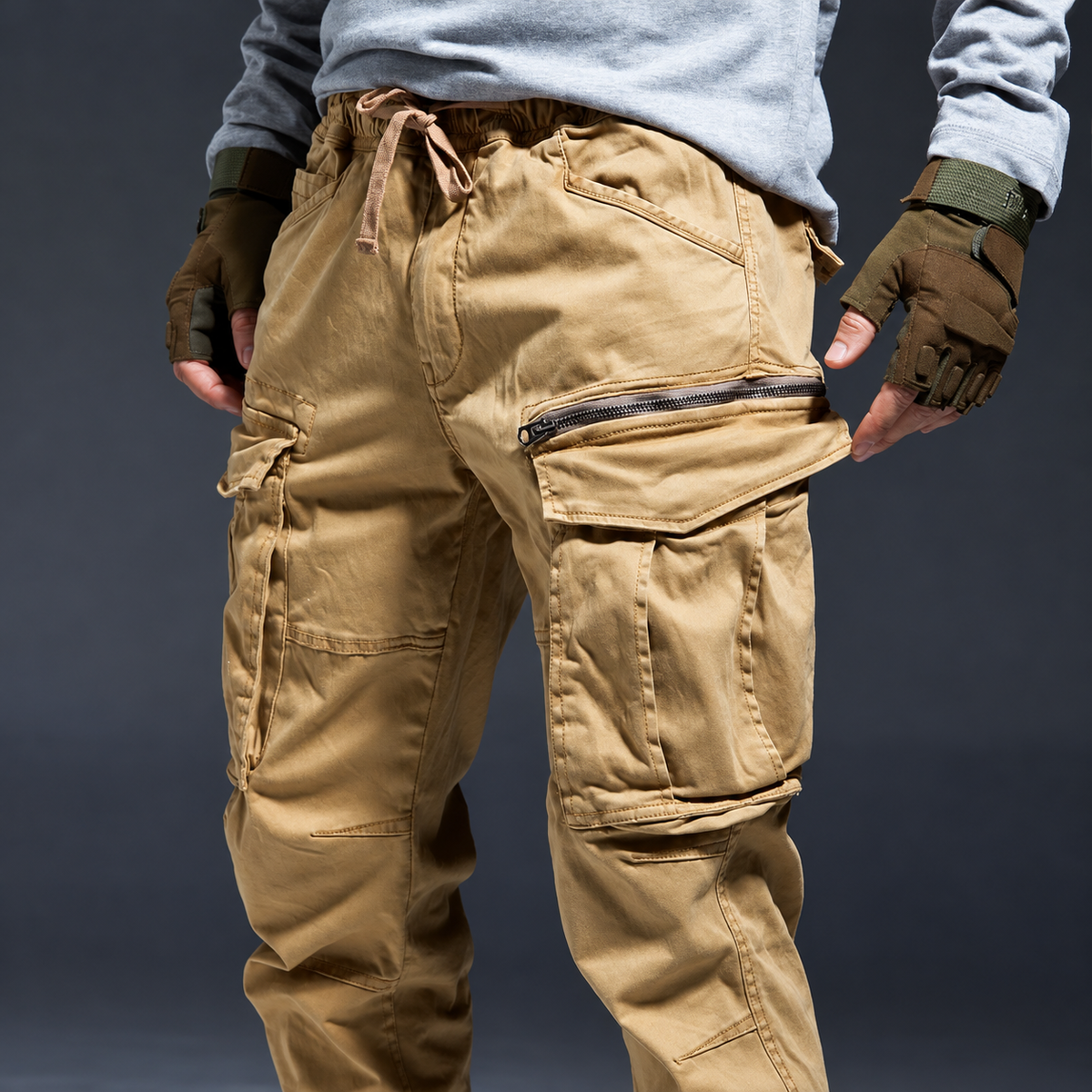 Men's Urban Cargo Joggers - Casual Streetwear Pants