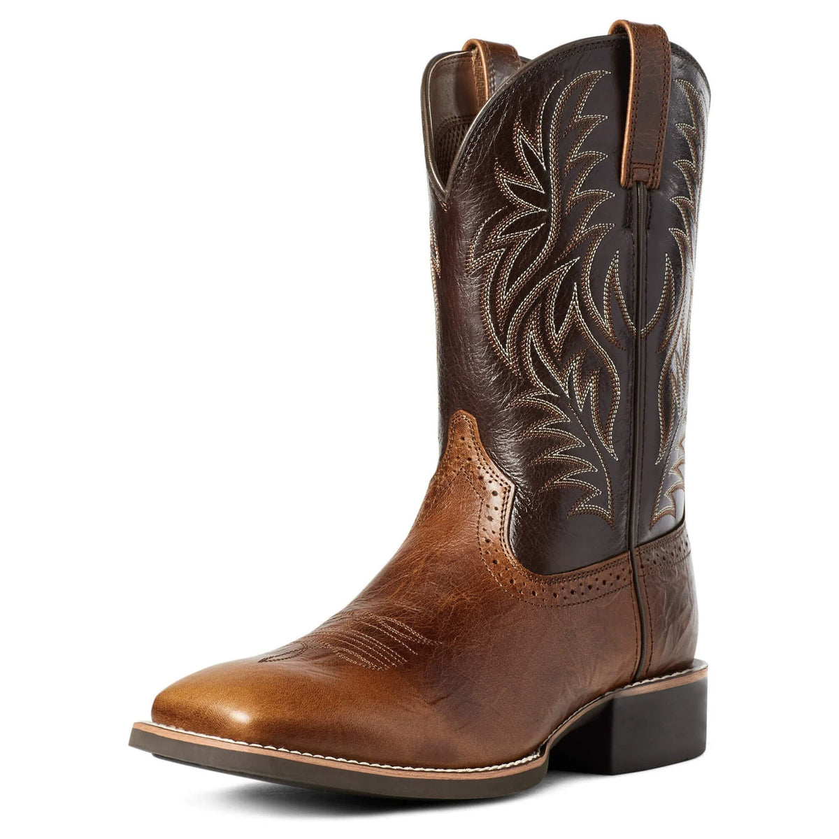 Botas vaqueras para hombre con caña bordada