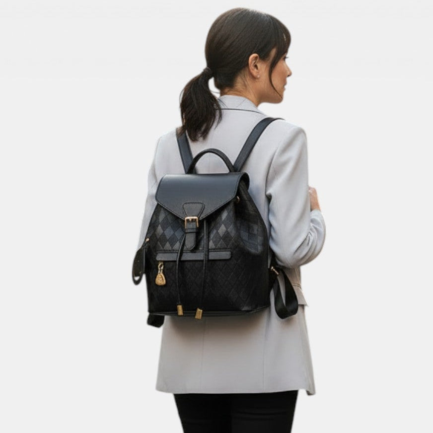 Multifunctional Leather Backpack for Women