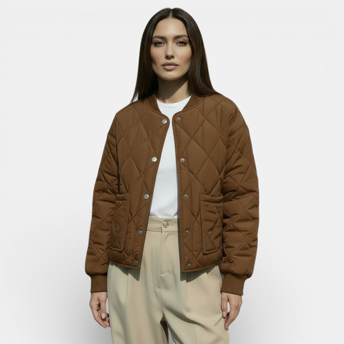 Chaqueta Acolchada Ligera para Mujer