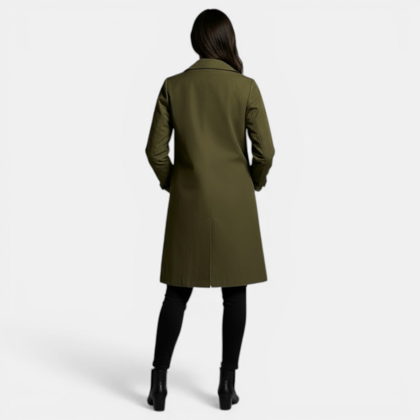 Women's Long Waterproof Trench Coat