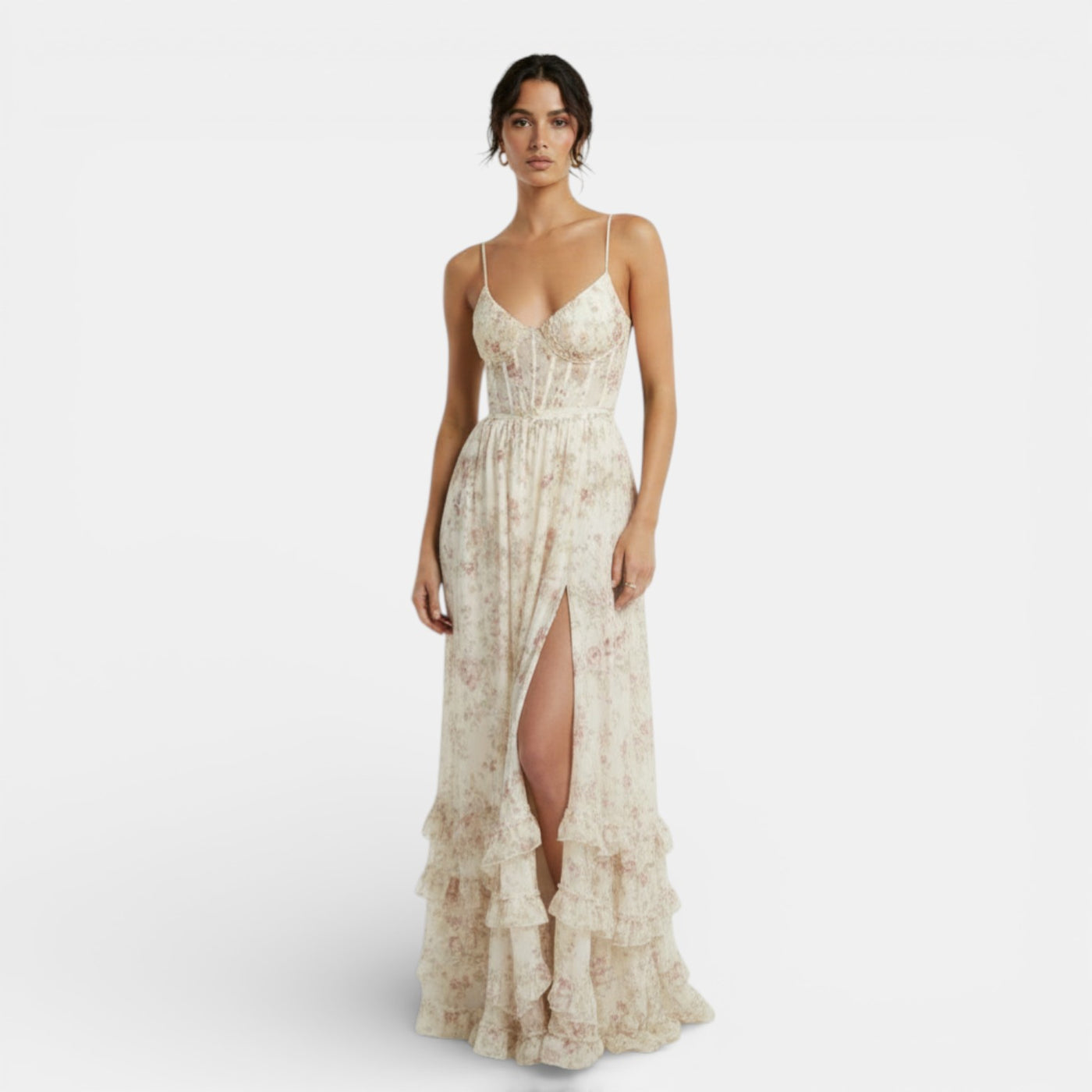 Women's Long Floral Boho Dress