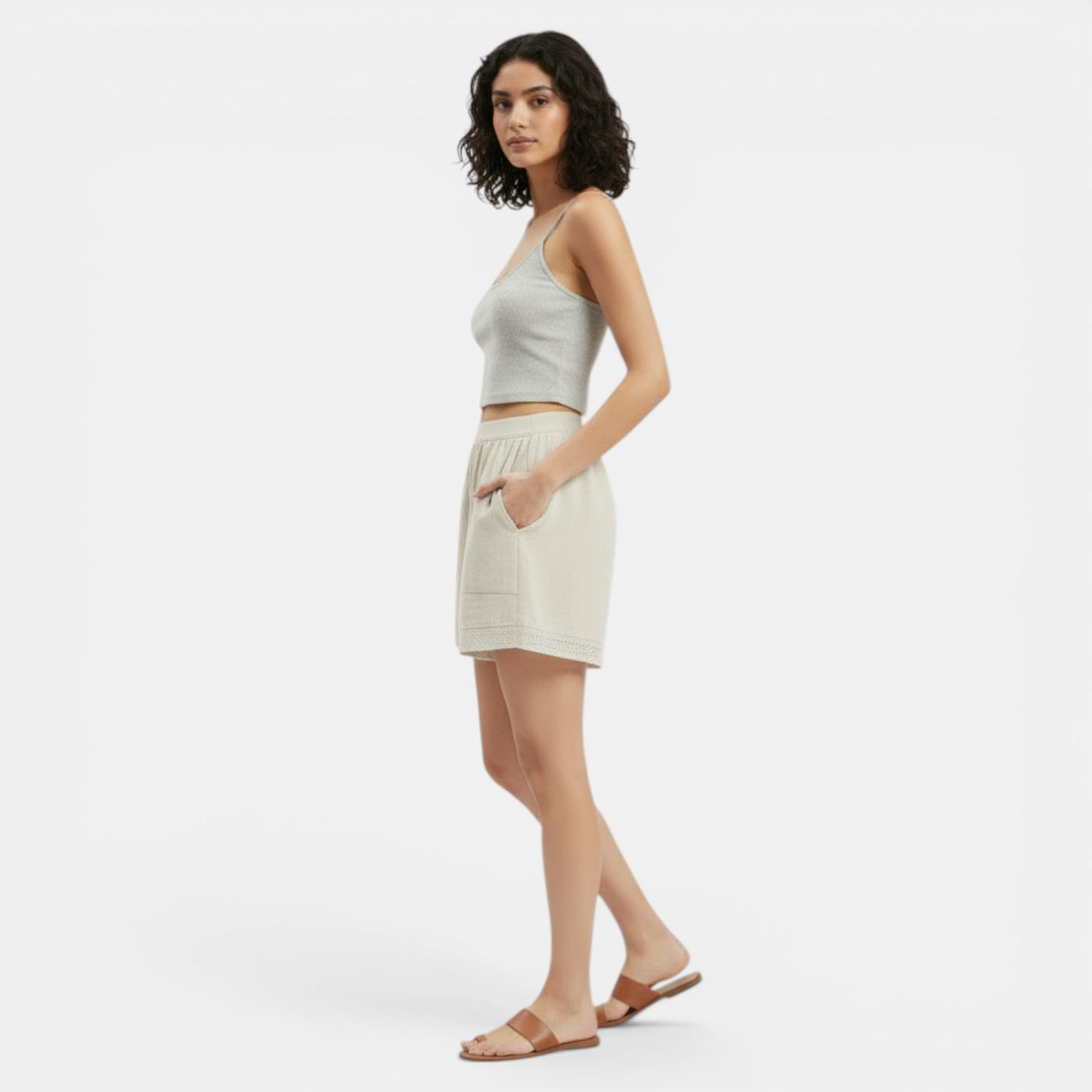 Summer Linen Cotton Shorts