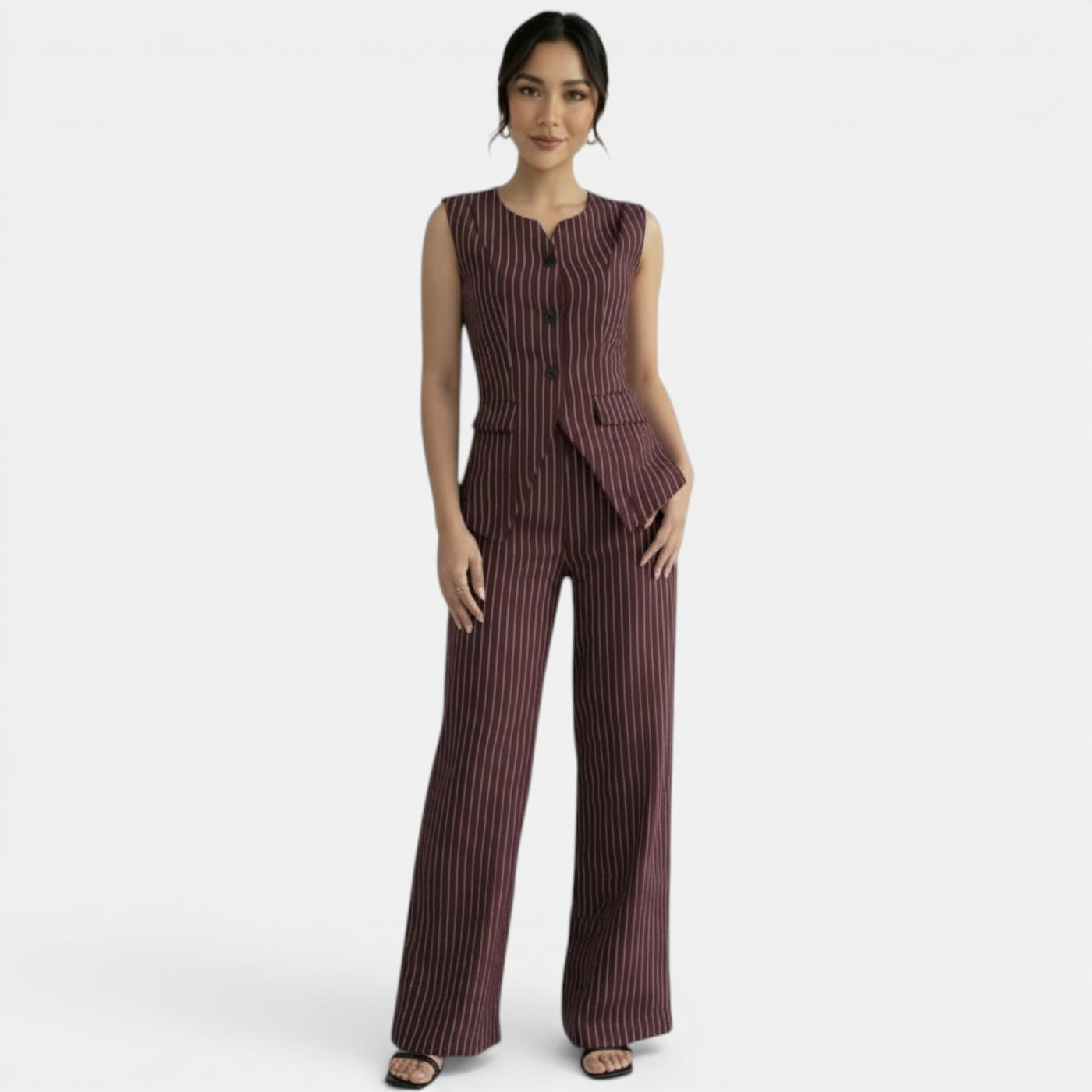 Women's Elegant Striped Suit