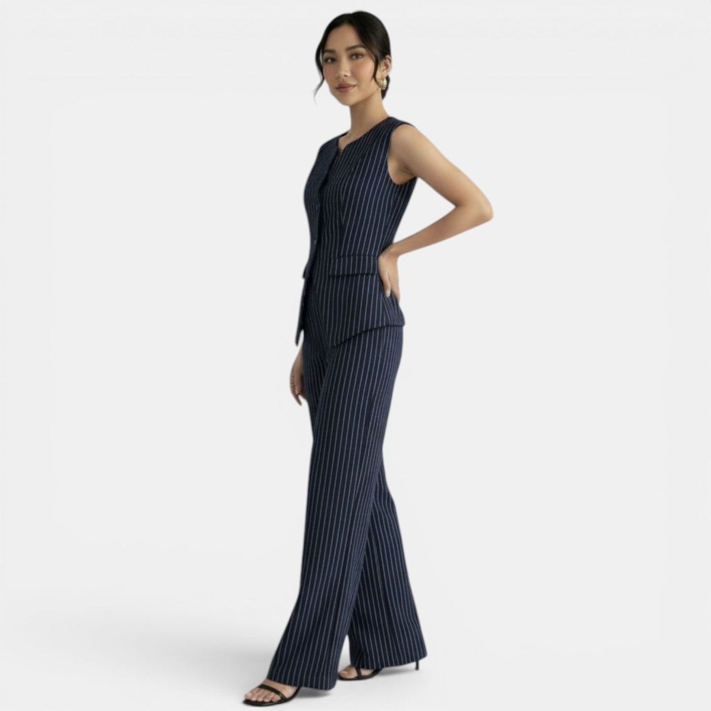 Women's Elegant Striped Suit