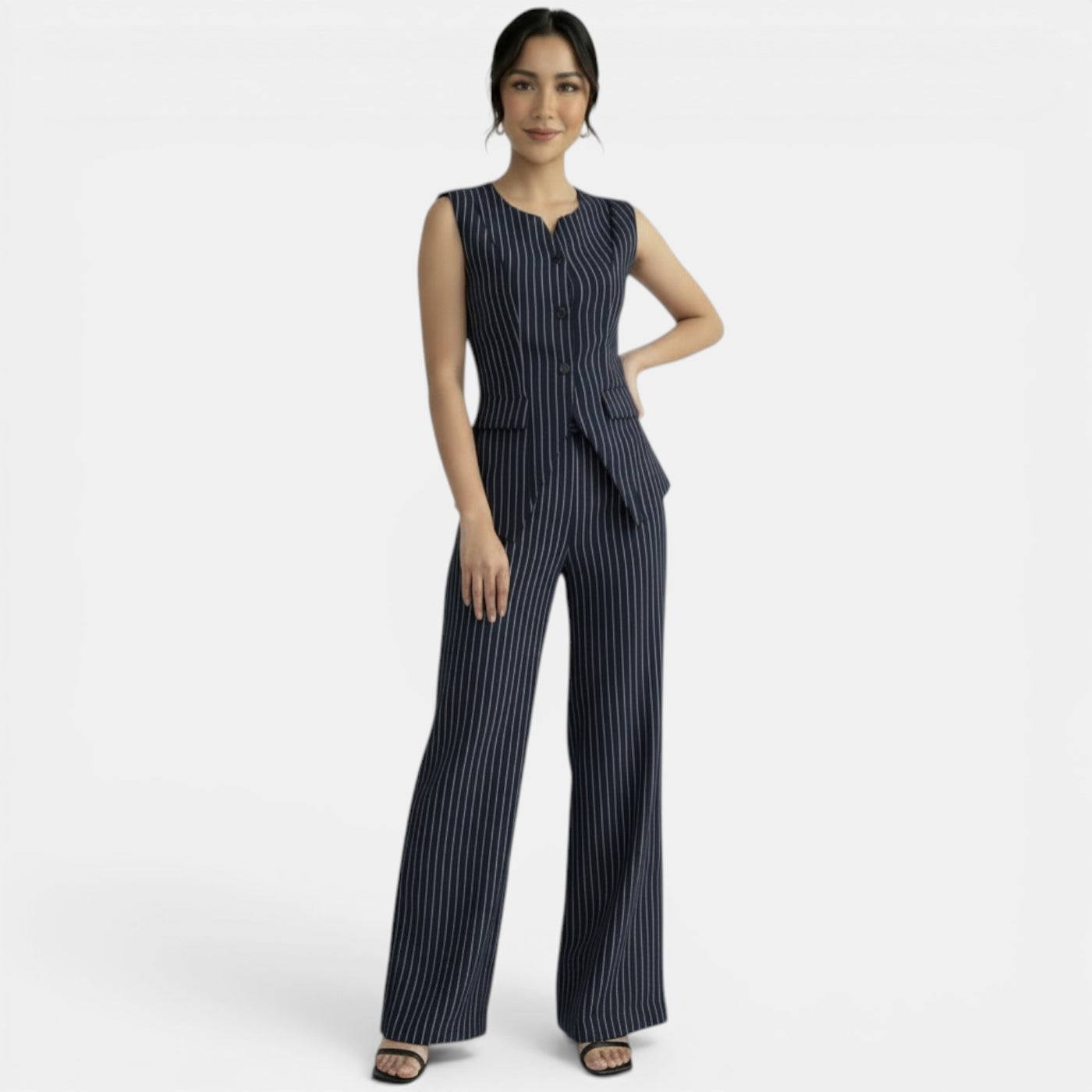 Women's Elegant Striped Suit