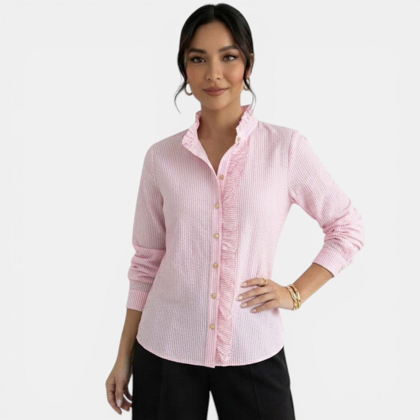 Blusa Rayas Elegante Mujer