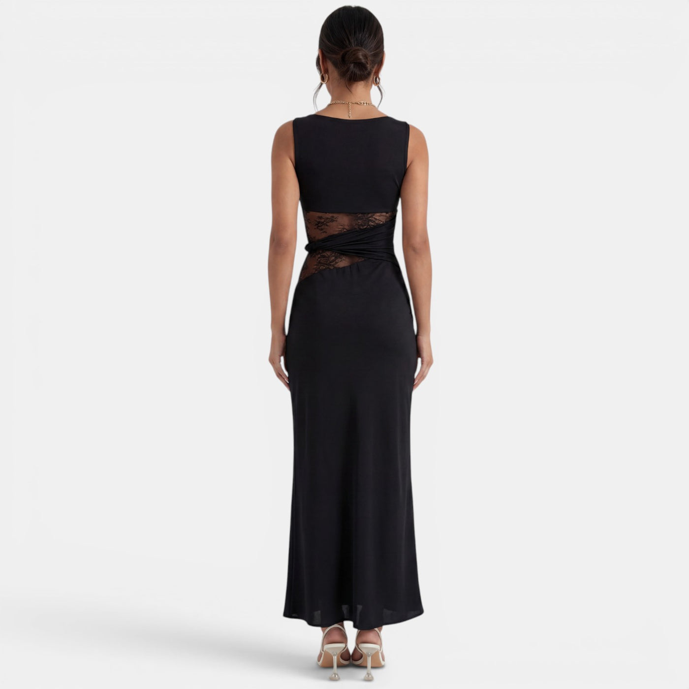 Elegant Women's Lace Maxi Dress