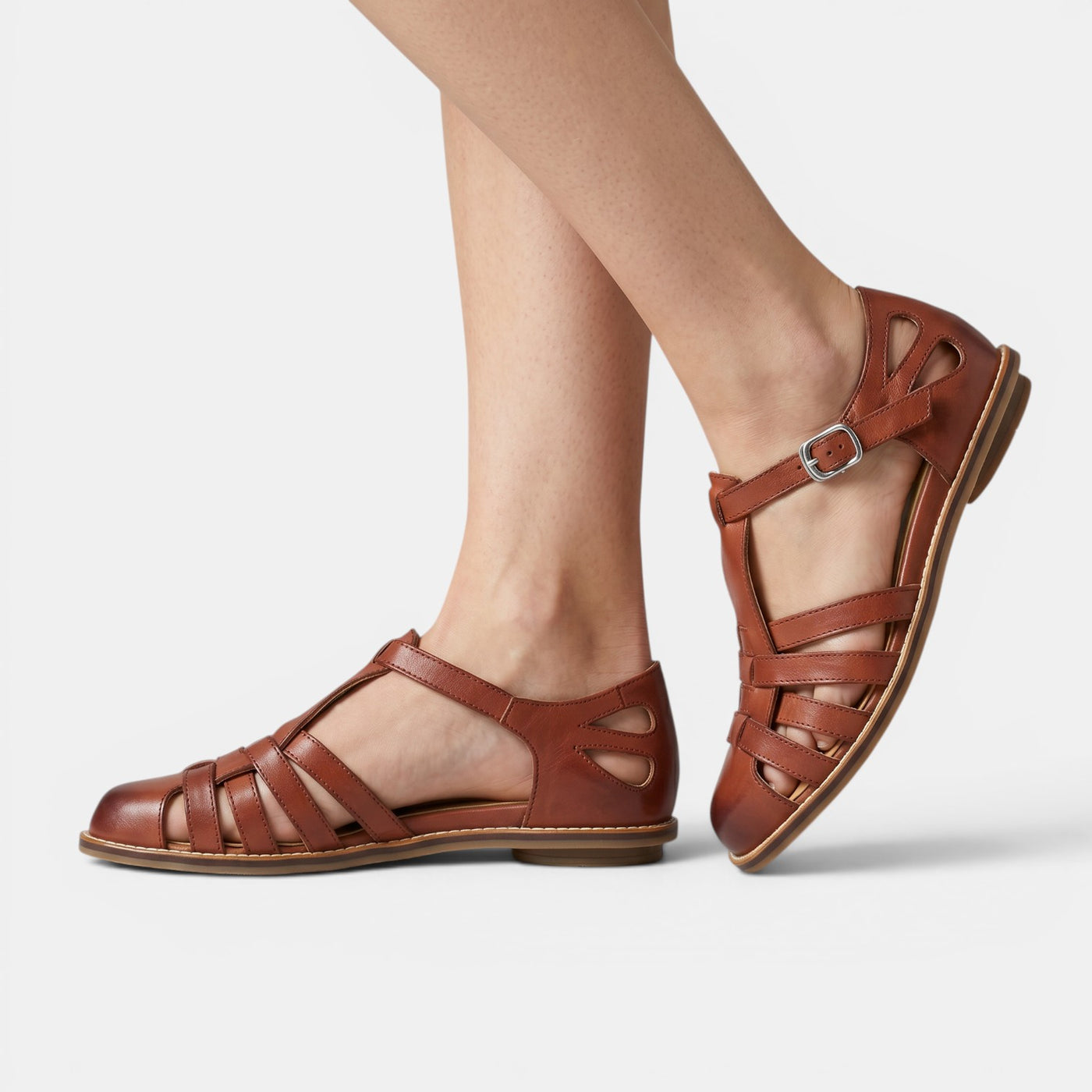 Women's Premium Leather Fisherman Sandals