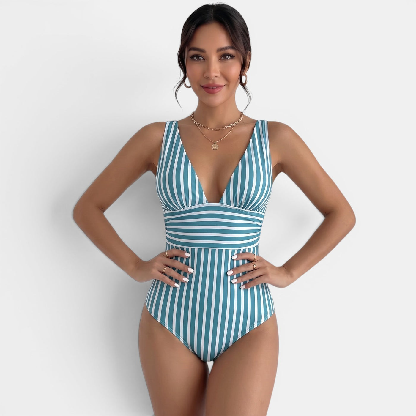 Bañador Mujer Reductor Escote V