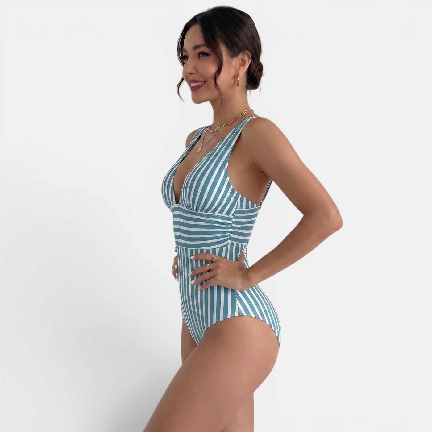 Bañador Mujer Reductor Escote V
