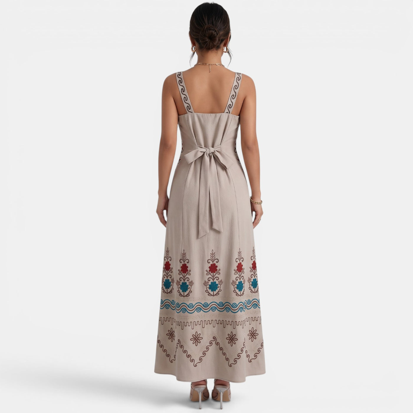 Vestido Playa Beachwear Escote V
