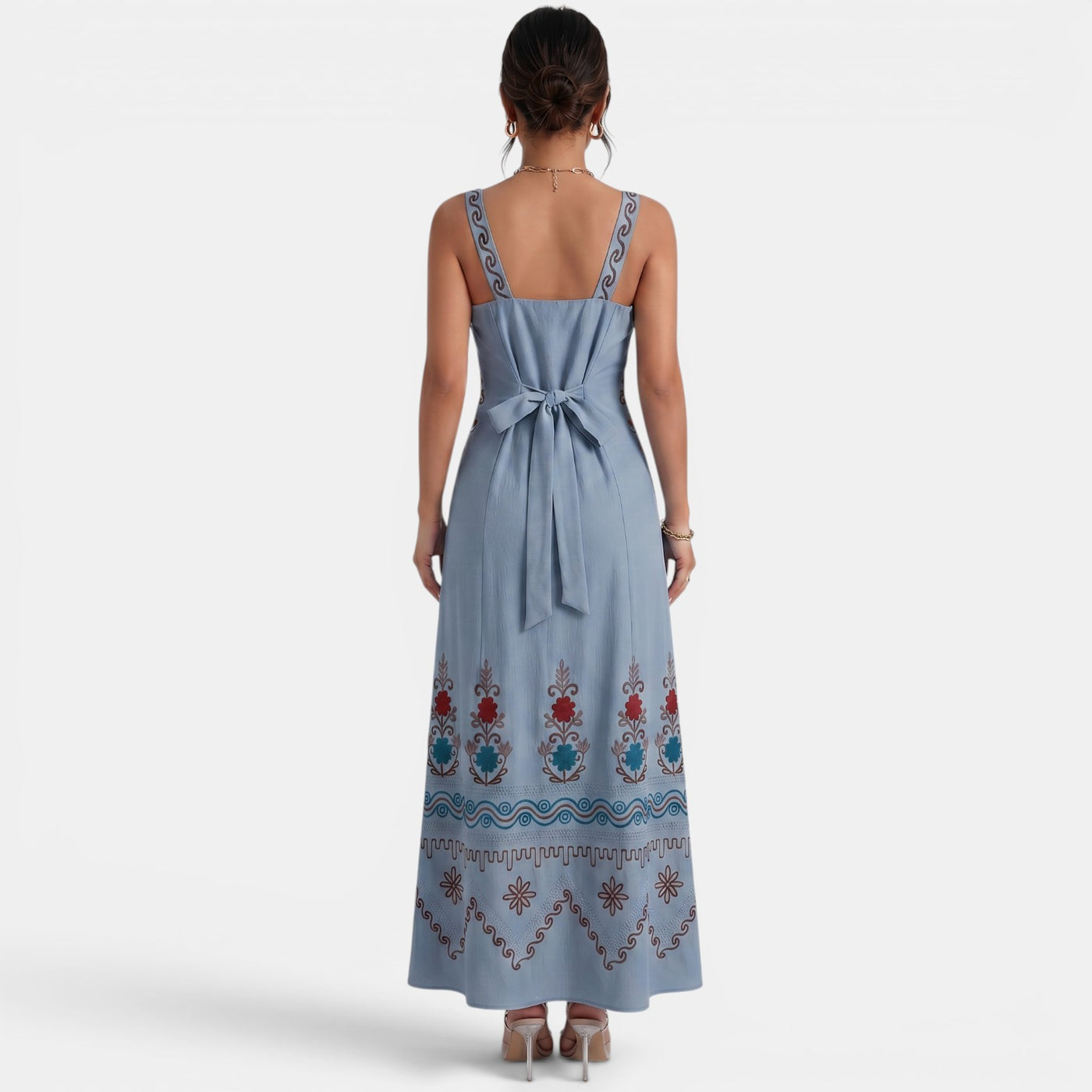 Vestido Playa Beachwear Escote V