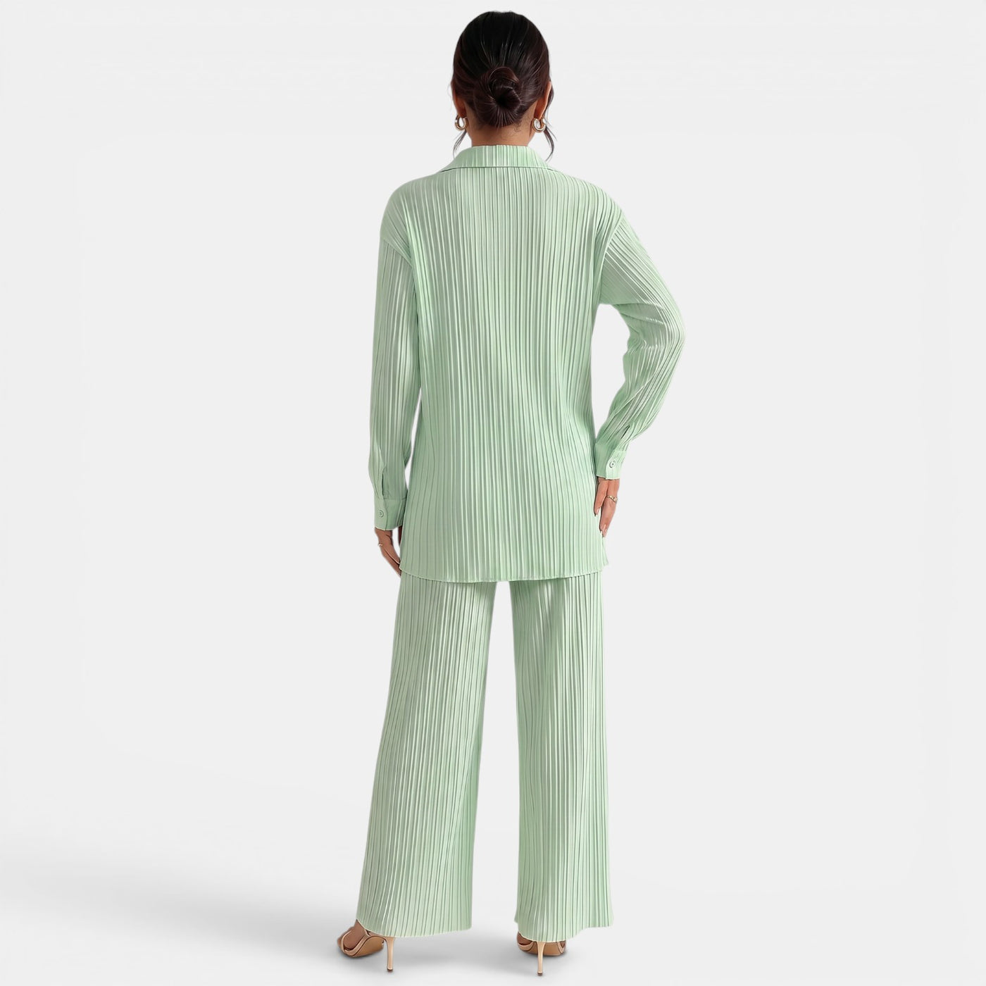 Women's Summer Wide Leg Trouser Set