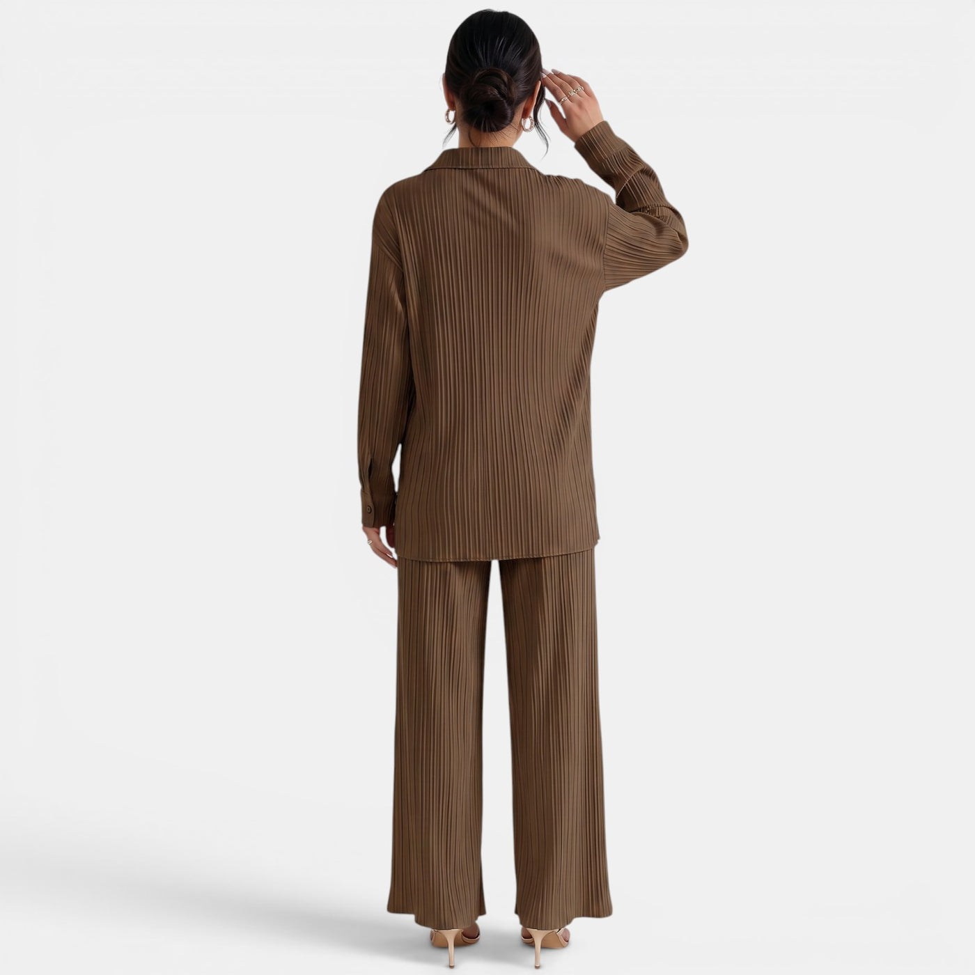 Women's Summer Wide Leg Trouser Set