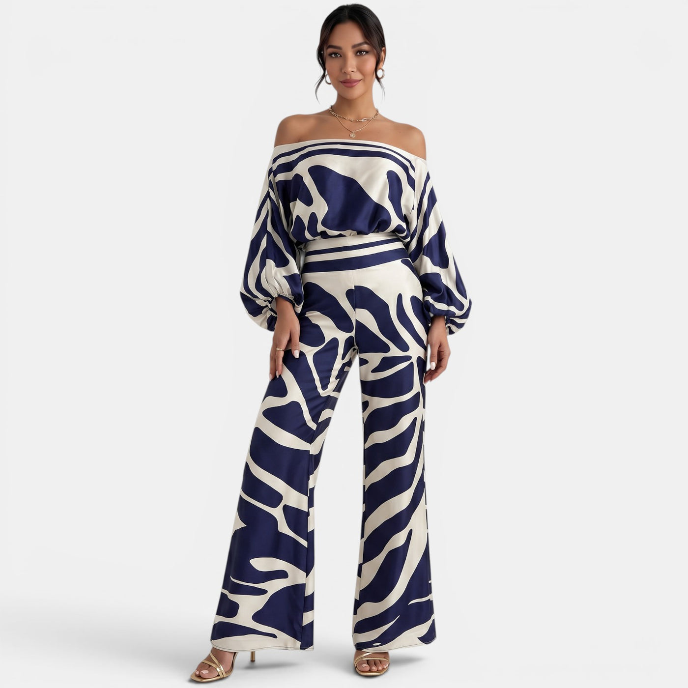 Conjunto Palazzo Estampado Verano