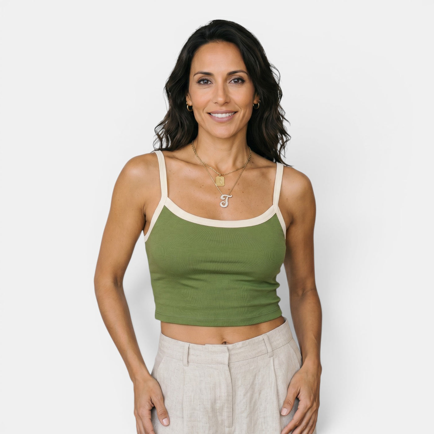 Women's Summer Fitted Crop Top