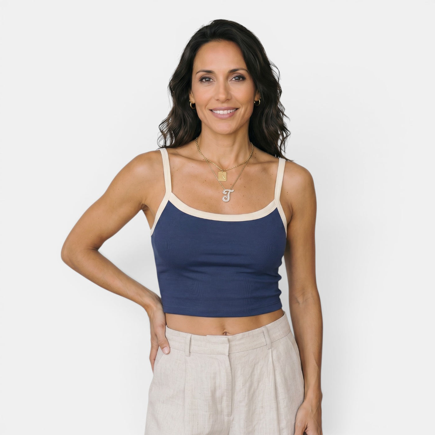 Women's Summer Fitted Crop Top