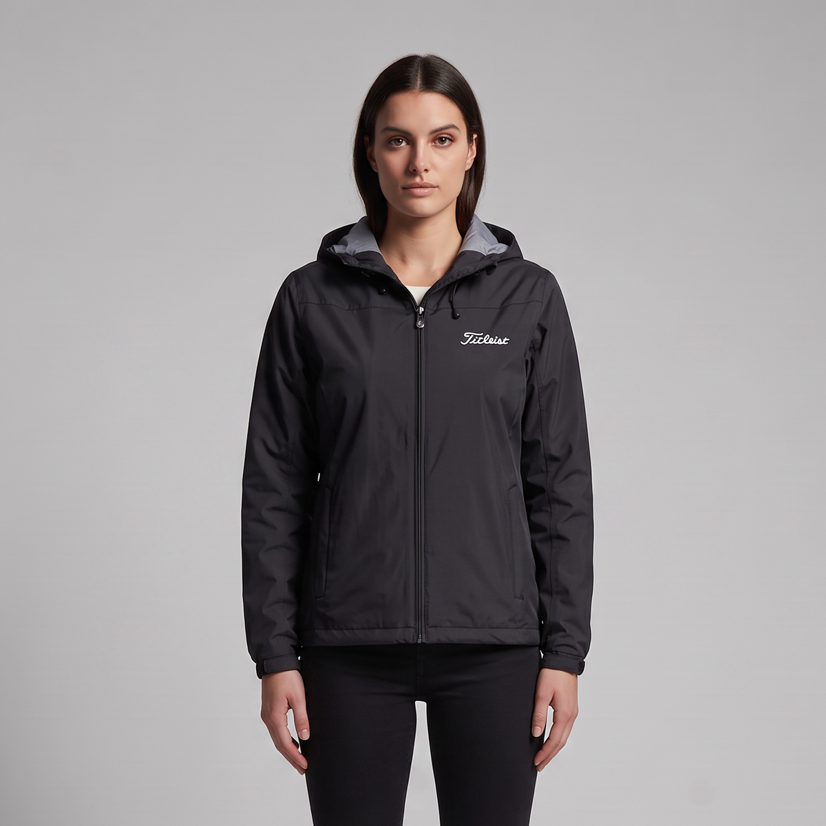 Chaqueta Impermeable Hombre con Capucha – Cortavientos