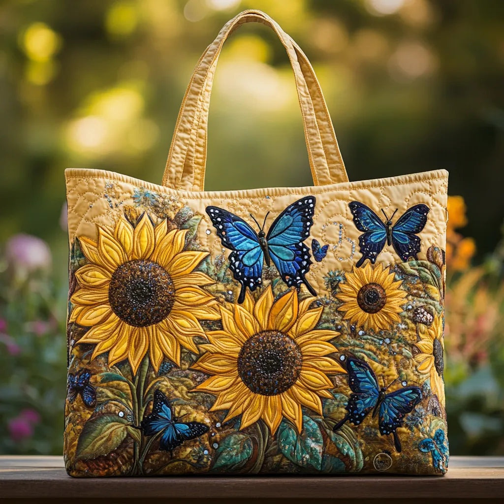 Women's Handmade Quilted Tote Bag - Dog, Cat and Floral Prints