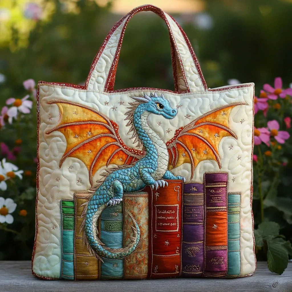 Women's Handmade Quilted Tote Bag - Dog, Cat and Floral Prints
