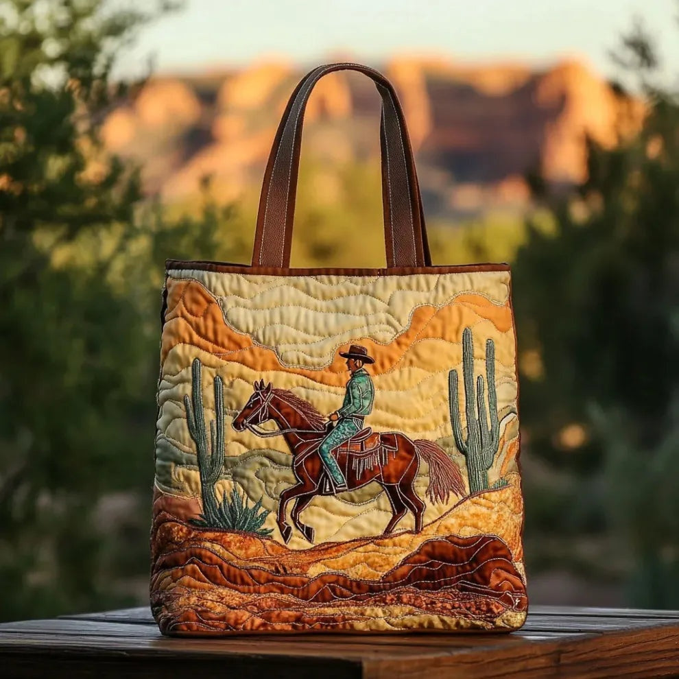 Women's Handmade Quilted Tote Bag - Dog, Cat and Floral Prints